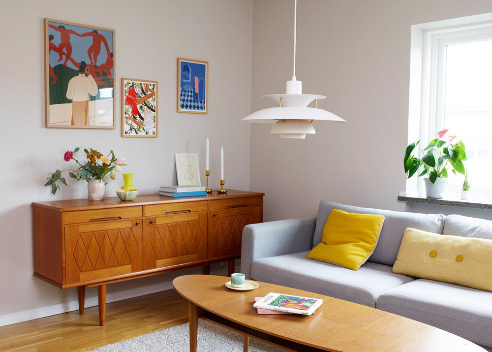 Mid century modern living room