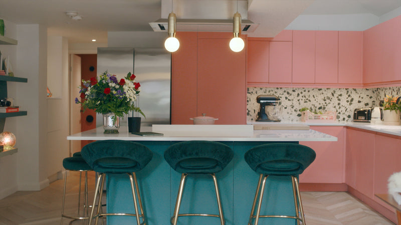 Rina Sawayama's retro Red 03 kitchen