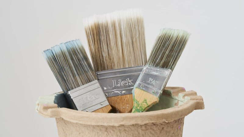 How to clean and care for your paintbrush and roller