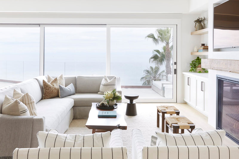 Get the beachy look with these coastal living room ideas